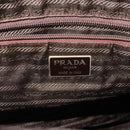 PRADA Tote Bag Nylon Brown Gold Auth 161781-18