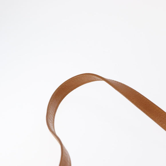 GUCCI Bamboo Hand Bag Leather 2way Brown Silver 002 1035 Auth 161783V