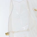 HERMES Vinyl Kelly Hand Bag Vinyl Clear Auth 161786-19