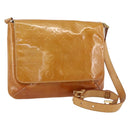 LOUIS VUITTON Monogram Vernis Thompson Street Bag Beige M91301 LV Auth 161788-1