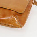 LOUIS VUITTON Monogram Vernis Thompson Street Bag Beige M91301 LV Auth 161788-9