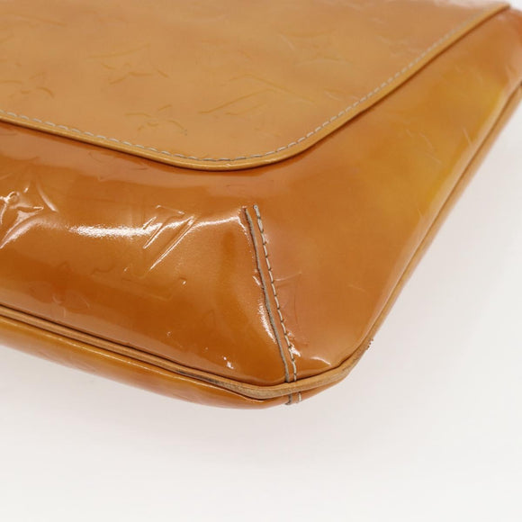 LOUIS VUITTON Monogram Vernis Thompson Street Bag Beige M91301 LV Auth 161788