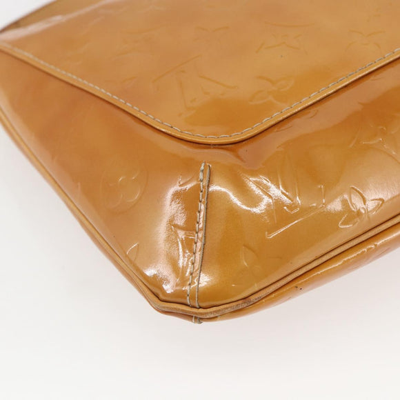 LOUIS VUITTON Monogram Vernis Thompson Street Bag Beige M91301 LV Auth 161788