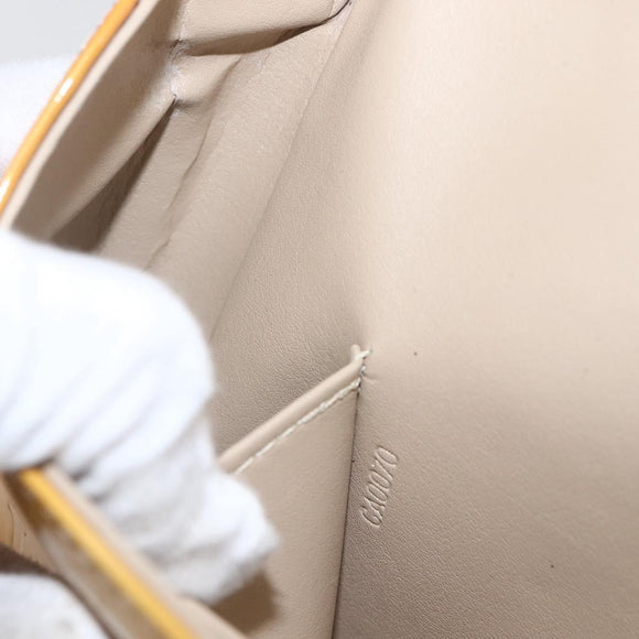 LOUIS VUITTON Monogram Vernis Thompson Street Bag Beige M91301 LV Auth 161788