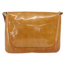 LOUIS VUITTON Monogram Vernis Thompson Street Bag Beige M91301 LV Auth 161788-2