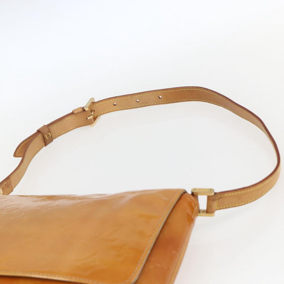LOUIS VUITTON Monogram Vernis Thompson Street Bag Beige M91301 LV Auth 161788