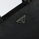 PRADA Hand Bag Nylon Black Auth 161789-17