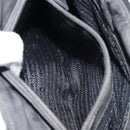PRADA Hand Bag Nylon Black Auth 161789-24
