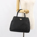 PRADA Hand Bag Nylon Black Auth 161789-26