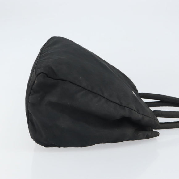 PRADA Hand Bag Nylon Black Auth 161789