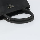 PRADA Hand Bag Nylon Black Auth 161789-7