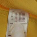 LOUIS VUITTON Side Zip Pants Cotton Yellow LV Auth 161790A-13