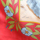 HERMES Carre 90 Scarf ""COSTUMES DES DEPARTEMENTS "" Silk Red Auth 161792-12