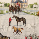 HERMES Carre 90 Scarf ""LES HARAS NATIONAUX "" Silk Blue Auth 161793-6