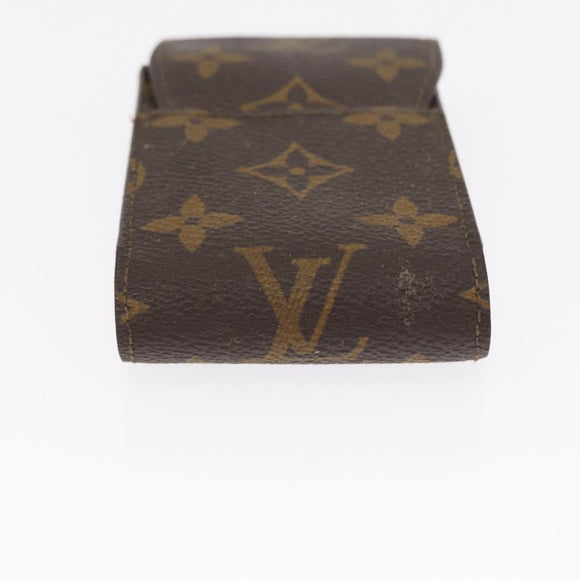 LOUIS VUITTON Monogram Damier Ebene Etui Sigarettenkoker 2 Sets LV Auth 161795