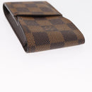LOUIS VUITTON Monogram Damier Ebene Etui Sigarettenkoker 2 Sets LV Auth 161795-5
