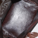 PRADA Mesh Tote Bag Nylon Brown Auth 161798-15