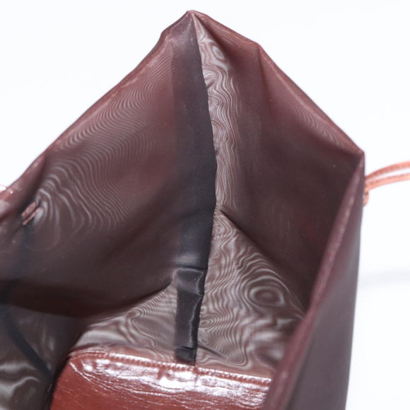 PRADA Mesh Tote Bag Nylon Brown Auth 161798