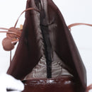 PRADA Mesh Tote Bag Nylon Brown Auth 161798-17