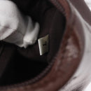 PRADA Mesh Tote Bag Nylon Brown Auth 161798-22