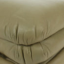 LOEWE Puffer Goya Bag Shoulder Bag Leather Green Gold Auth 161799SAM-17