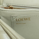 LOEWE Puffer Goya Bag Shoulder Bag Leather Green Gold Auth 161799SAM-21