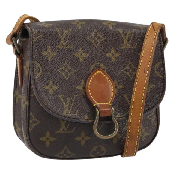 LOUIS VUITTON Monogram Saint Cloud PM Shoulder Bag M51244 LV Auth 161842