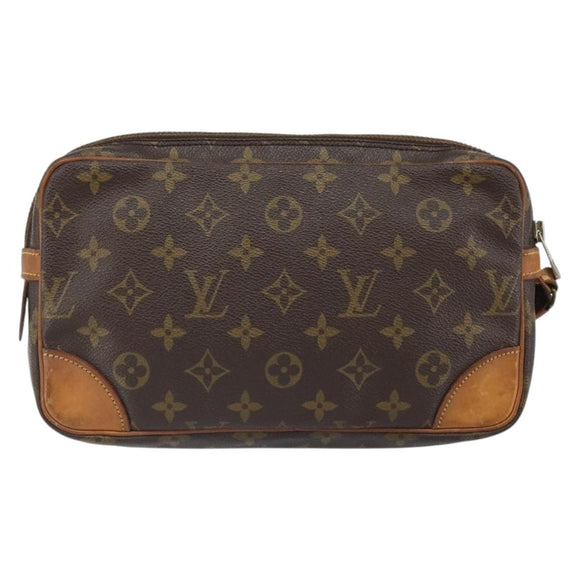 LOUIS VUITTON Monogram Marly Dragonne GM Clutch Bag M51825 LV Auth 161843