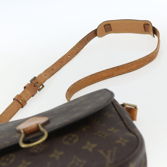 LOUIS VUITTON Monogram Saint Cloud GM Shoulder Bag Vintage M51242 LV Auth 161844