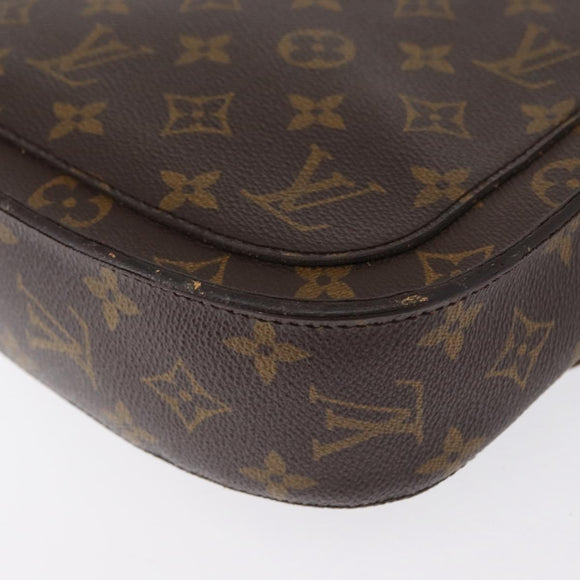 LOUIS VUITTON Monogram Saint Cloud GM Shoulder Bag M51242 LV Auth 161845