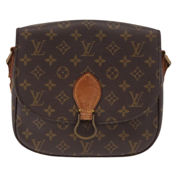LOUIS VUITTON Monogram Saint Cloud GM Shoulder Bag M51242 LV Auth 161845