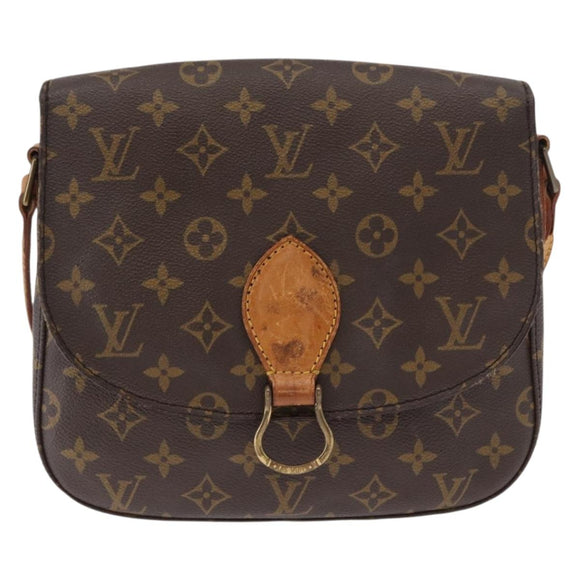 LOUIS VUITTON Monogram Saint Cloud GM Shoulder Bag M51242 LV Auth 161846