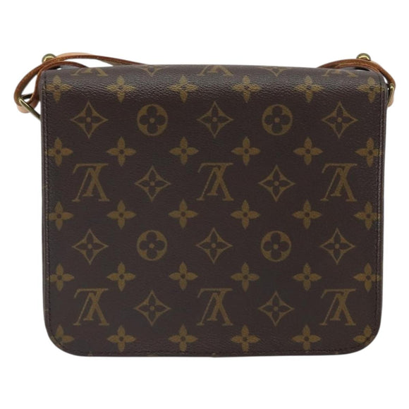 LOUIS VUITTON Monogram Cartouchiere MM Shoulder Bag M51253 LV Auth 161847