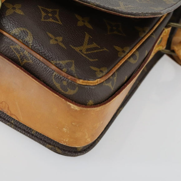 LOUIS VUITTON Monogram Cartouchiere MM Shoulder Bag M51253 LV Auth 161848