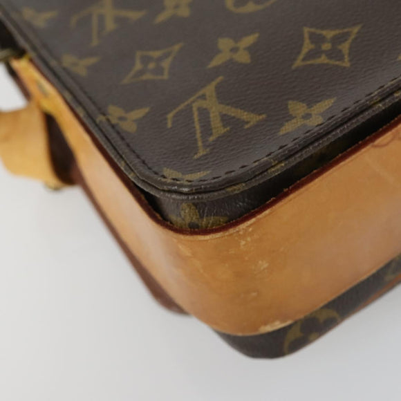 LOUIS VUITTON Monogram Cartouchiere MM Shoulder Bag M51253 LV Auth 161848