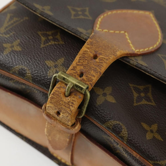 LOUIS VUITTON Monogram Cartouchiere MM Shoulder Bag M51253 LV Auth 161848