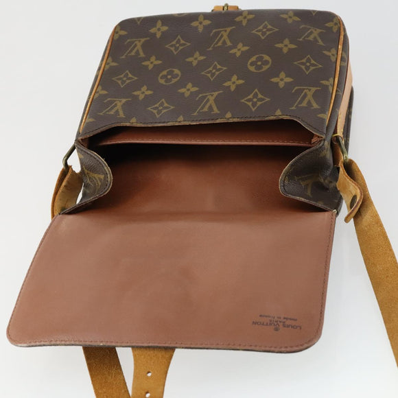 LOUIS VUITTON Monogram Cartouchiere MM Shoulder Bag M51253 LV Auth 161848