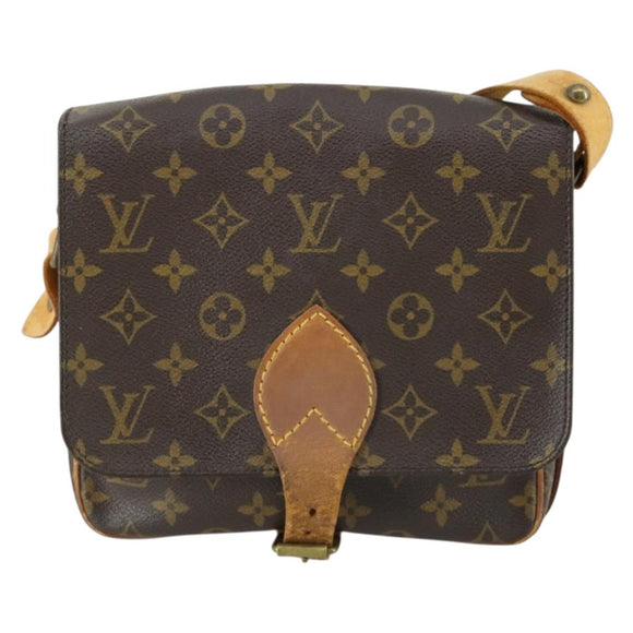LOUIS VUITTON Monogram Cartouchiere MM Shoulder Bag M51253 LV Auth 161848