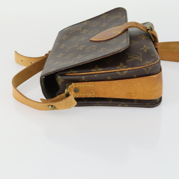 LOUIS VUITTON Monogram Cartouchiere MM Shoulder Bag M51253 LV Auth 161848