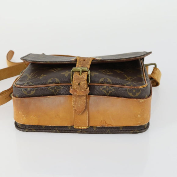 LOUIS VUITTON Monogram Cartouchiere MM Shoulder Bag M51253 LV Auth 161848