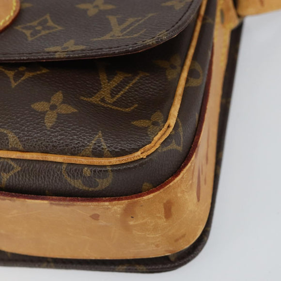 LOUIS VUITTON Monogram Cartouchiere MM Shoulder Bag M51253 LV Auth 161849