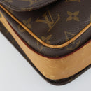LOUIS VUITTON Monogram Cartouchiere MM Shoulder Bag M51253 LV Auth 161849-11