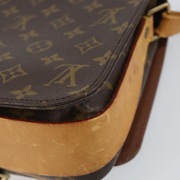 LOUIS VUITTON Monogram Cartouchiere MM Shoulder Bag M51253 LV Auth 161849