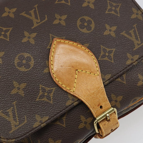 LOUIS VUITTON Monogram Cartouchiere MM Shoulder Bag M51253 LV Auth 161849