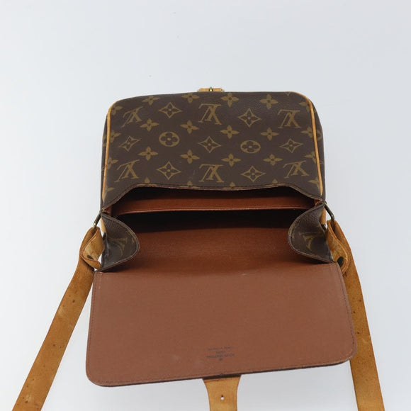 LOUIS VUITTON Monogram Cartouchiere MM Shoulder Bag M51253 LV Auth 161849