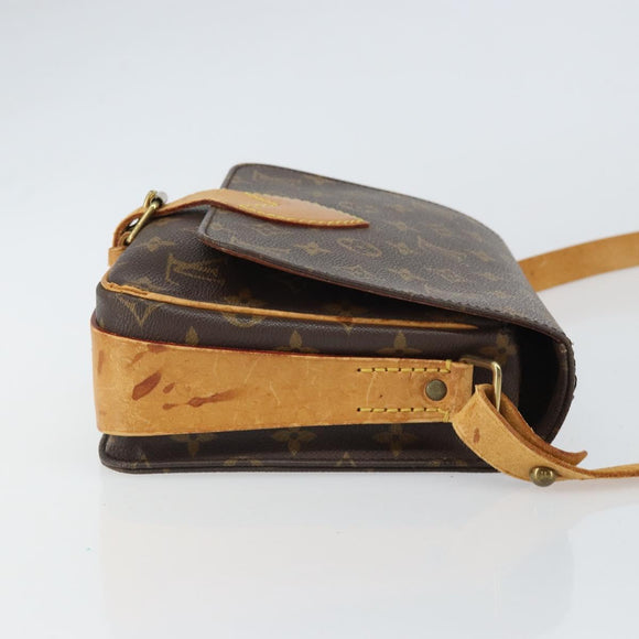 LOUIS VUITTON Monogram Cartouchiere MM Shoulder Bag M51253 LV Auth 161849