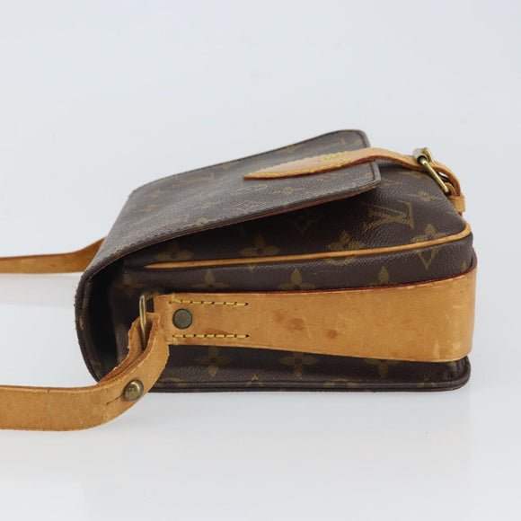 LOUIS VUITTON Monogram Cartouchiere MM Shoulder Bag M51253 LV Auth 161849