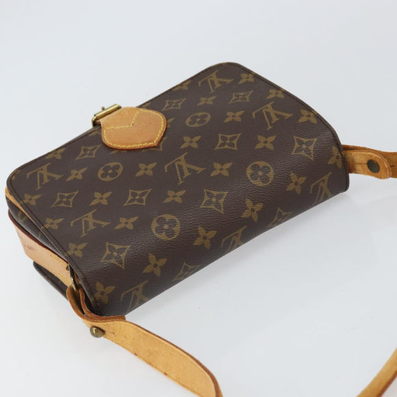 LOUIS VUITTON Monogram Cartouchiere MM Shoulder Bag M51253 LV Auth 161849