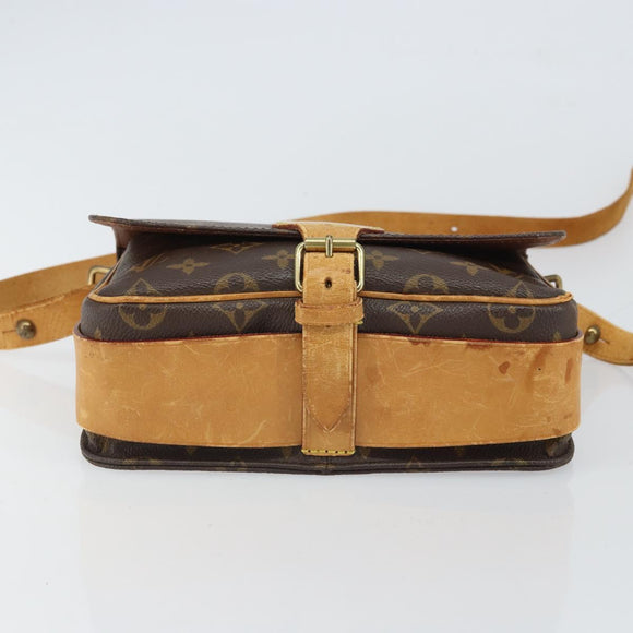 LOUIS VUITTON Monogram Cartouchiere MM Shoulder Bag M51253 LV Auth 161849