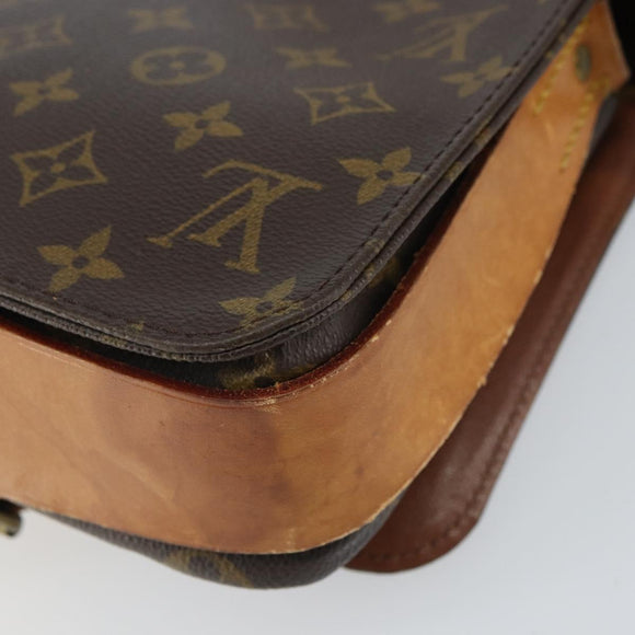 LOUIS VUITTON Monogram Cartouchiere MM Shoulder Bag M51253 LV Auth 161850